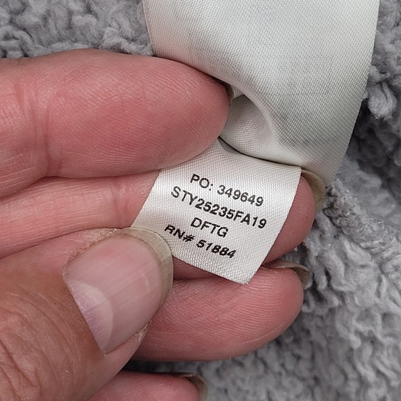 Patagonia Women's L Synchilla Fleece Pullover Gray 1/4 Zip Jacket Sweater - Picture 6 of 9